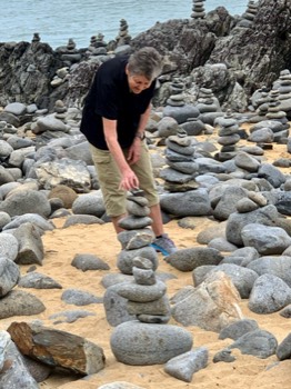 Rock sculptures near Port Douglas.